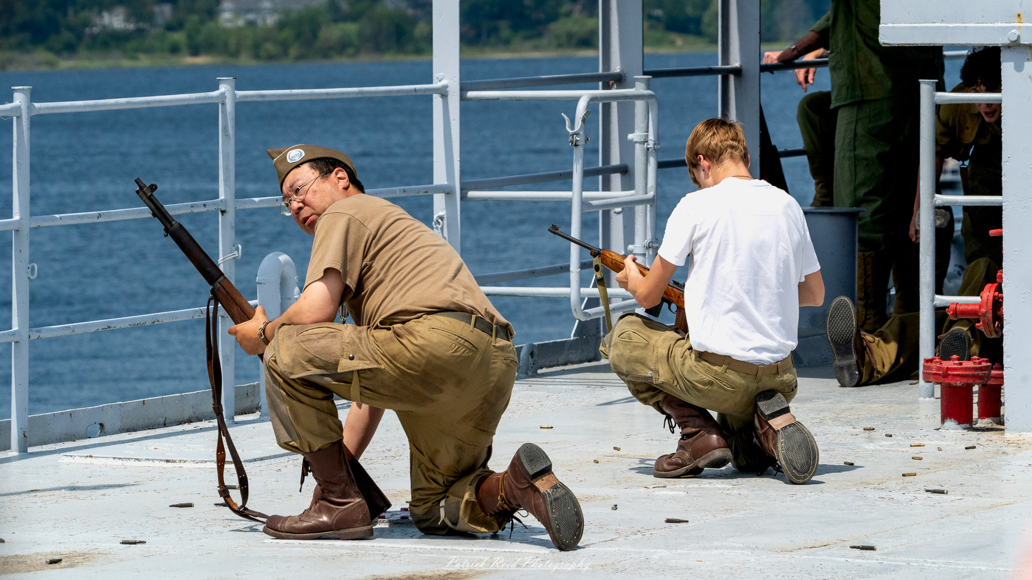 USS LST 393 Reenactment-45 U.S. GI Reenactors – USS LST 393 Reenactment, June 7th, 2025